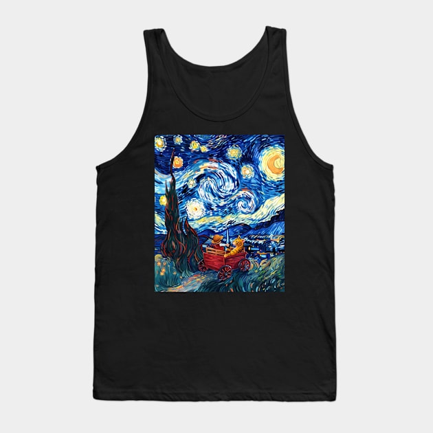 Spaceman Spiff and Hobbes Sidekick Tank Top by Insect Exoskeleton